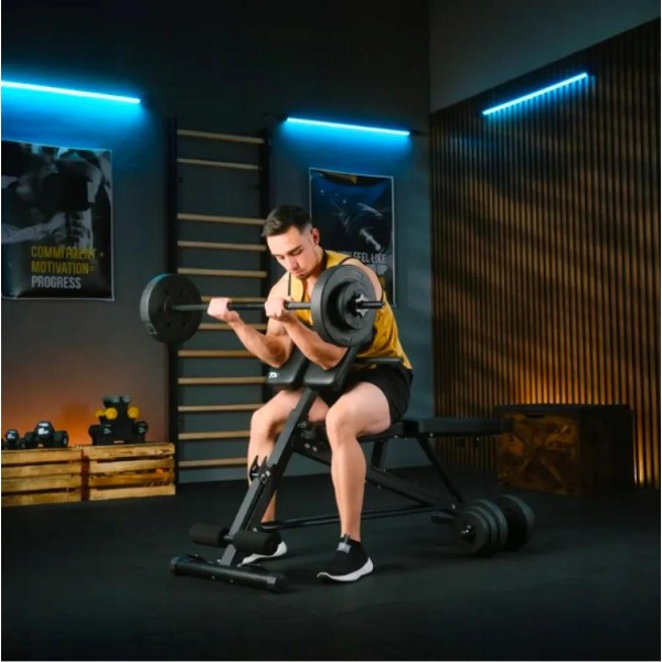 Лавка тренувальна Trex Sport TX-200B із партою Скотта