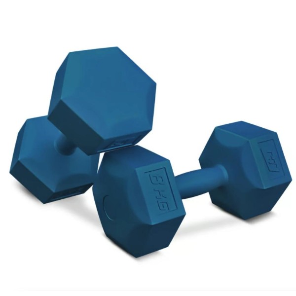 Гантелі для фітнесу композитні Hop-Sport HS-C080DS 2х8кг блакитний