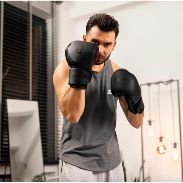 Боксерські рукавиці Hop-Sport HS-BG10 10oz чорні