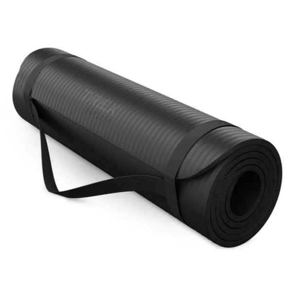 Коврик для йоги Trex Sport TX-018NGM NBR 1см 180х60 чорний