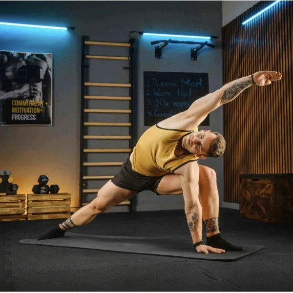 Коврик для йоги Trex Sport TX-018NGM NBR 1см 180х60 чорний