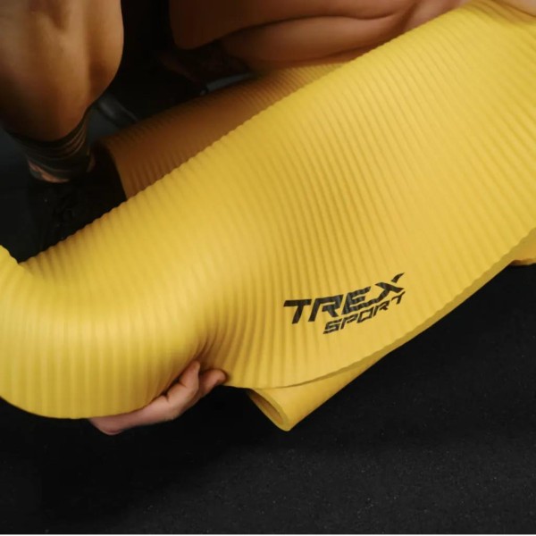 Коврик для йоги Trex Sport TX-018NGM NBR 1см 180х60 жовтий