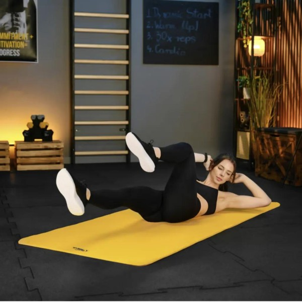 Коврик для йоги TX-019NGM NBR 1см 190х80 жовтий