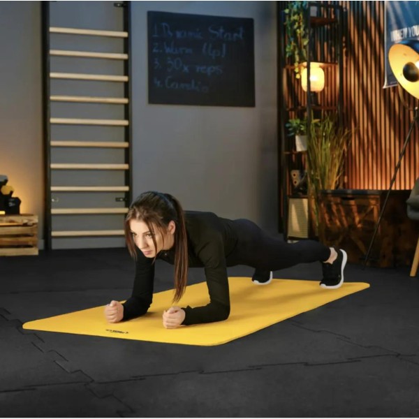 Коврик для йоги TX-019NGM NBR 1см 190х80 жовтий