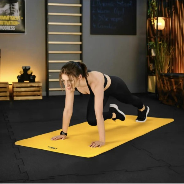Коврик для йоги TX-019NGM NBR 1см 190х80 жовтий