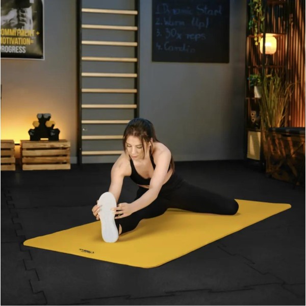 Коврик для йоги TX-019NGM NBR 1см 190х80 жовтий