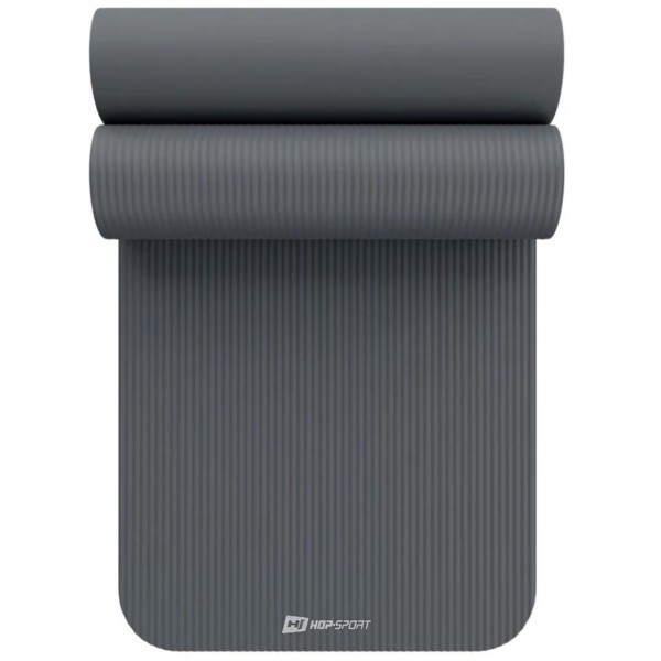 Коврик для йоги Hop-Sport HS-NB010GM NBR 1см графітовий