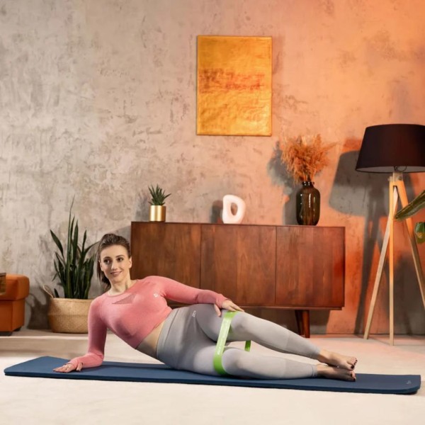 Коврик для йоги Hop-Sport HS-NB010GM NBR 1см темний морський