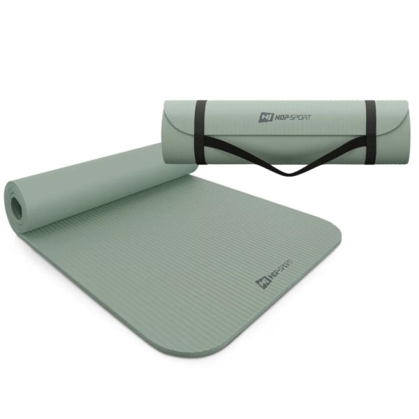 Коврик для йоги Hop-Sport HS-NB010GM NBR 1см оливковий