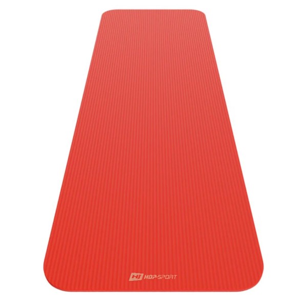 Коврик для йоги Hop-Sport HS-NB010GM NBR 1см яскраво-червоний