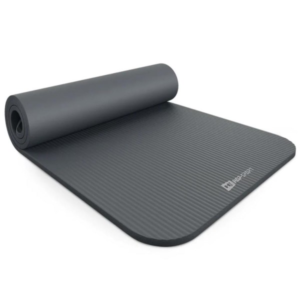 Коврик для йоги Hop-Sport HS-NB015GM NBR 1,5см графітовий