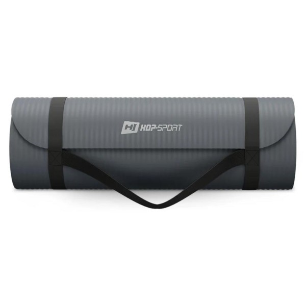 Коврик для йоги Hop-Sport HS-NB015GM NBR 1,5см графітовий
