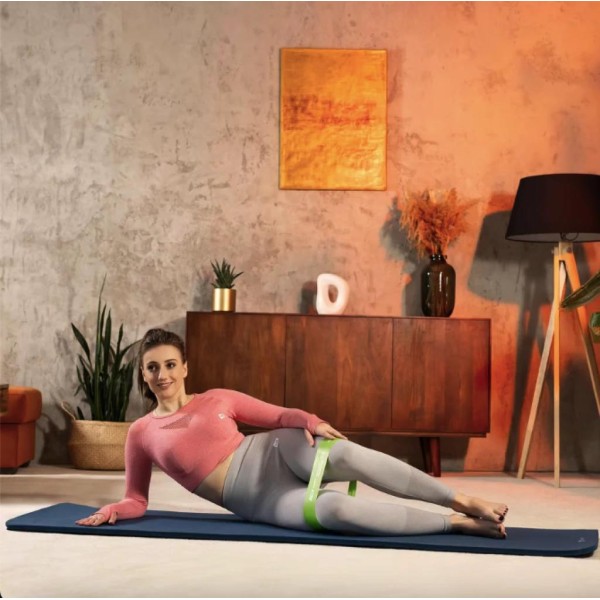 Коврик для йоги Hop-Sport HS-NB015GM NBR 1,5см темний морський