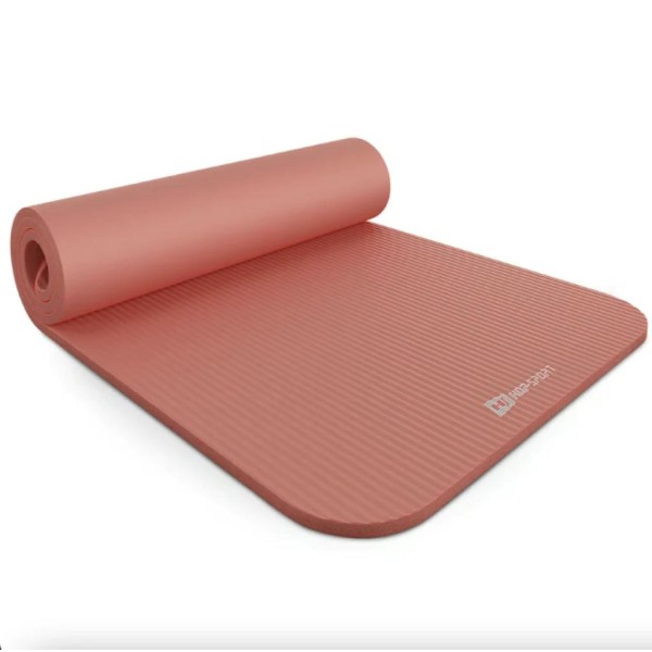 Коврик для йоги Hop-Sport HS-NB015GM NBR 1,5см персиковий