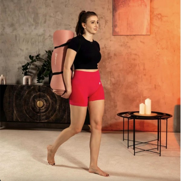 Коврик для йоги Hop-Sport HS-NB015GM NBR 1,5см персиковий