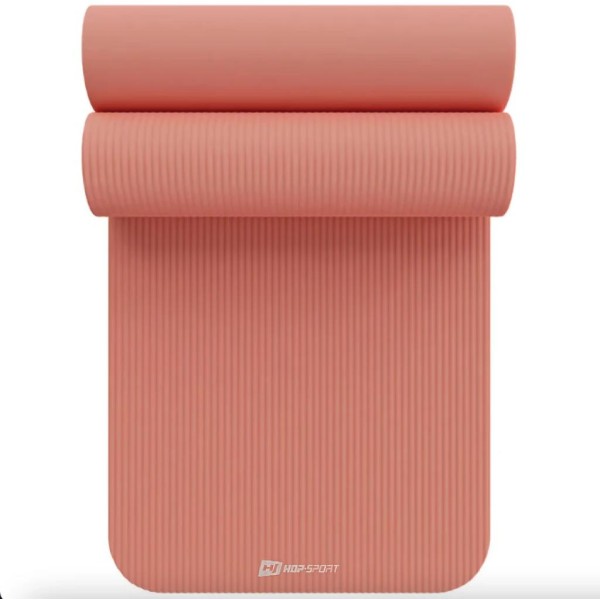 Коврик для йоги Hop-Sport HS-NB015GM NBR 1,5см персиковий