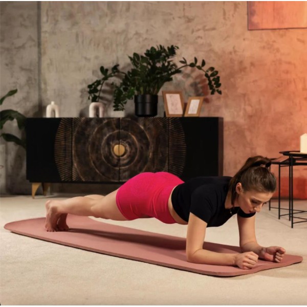 Коврик для йоги Hop-Sport HS-NB015GM NBR 1,5см персиковий