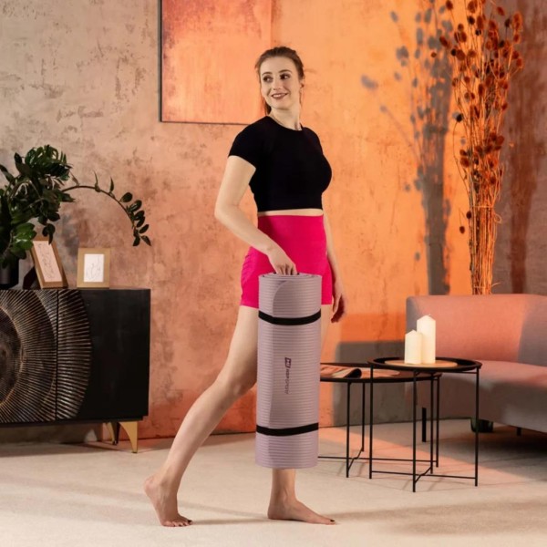 Коврик для йоги Hop-Sport HS-NB015GM NBR 1,5см лавандовий