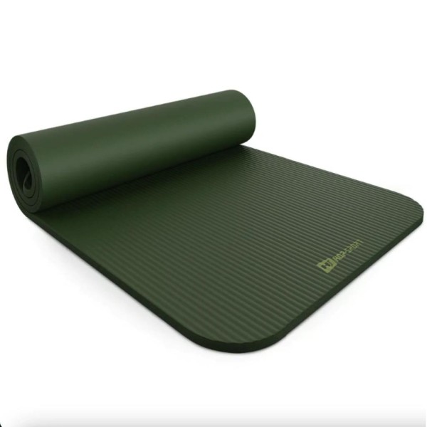 Коврик для йоги Hop-Sport HS-NB015GM NBR 1,5см темно-зелений