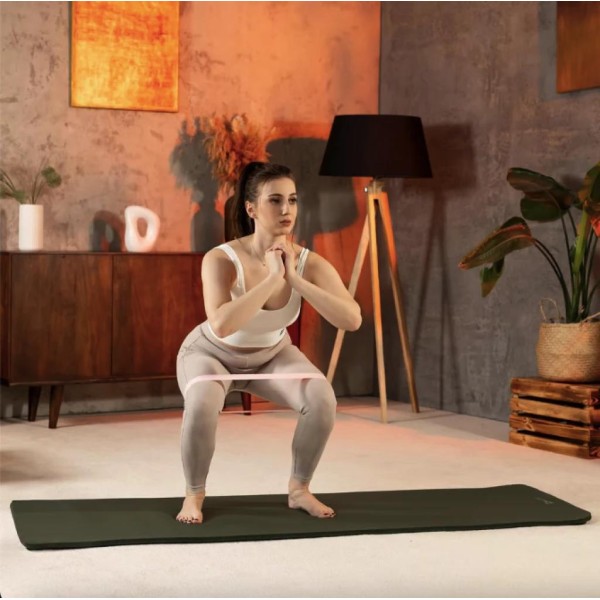 Коврик для йоги Hop-Sport HS-NB015GM NBR 1,5см темно-зелений