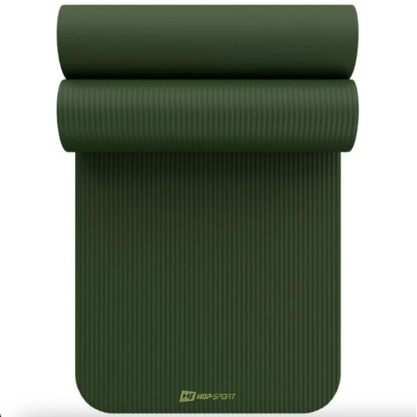 Коврик для йоги Hop-Sport HS-NB015GM NBR 1,5см темно-зелений