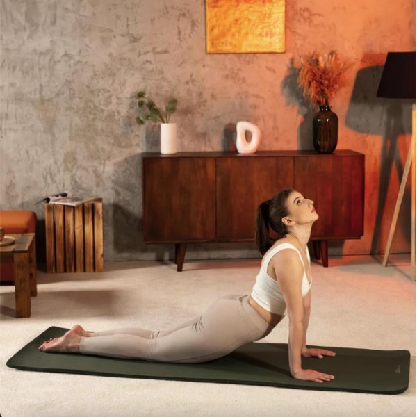 Коврик для йоги Hop-Sport HS-NB015GM NBR 1,5см темно-зелений