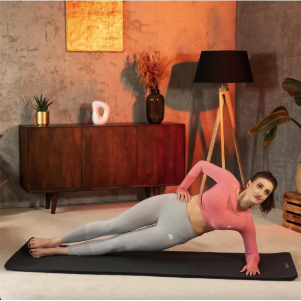 Коврик для йоги Hop-Sport HS-NB020GM NBR 2см чорний