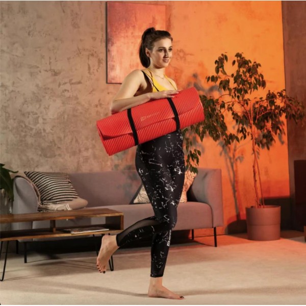 Коврик для йоги Hop-Sport HS-NB020GM NBR 2см яскраво-червоний