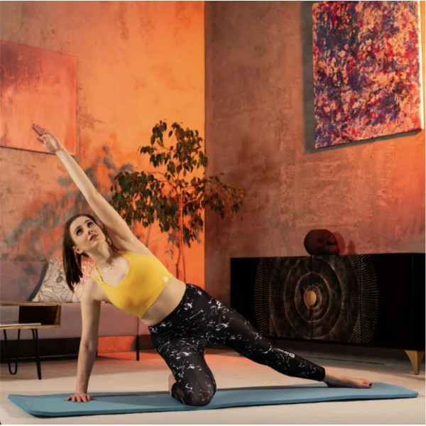 Коврик для йоги Hop-Sport HS-NB020GM NBR 2см світлий морський