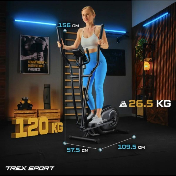 Орбітрек Trex Sport TX-400CT Dash магнітний чорний