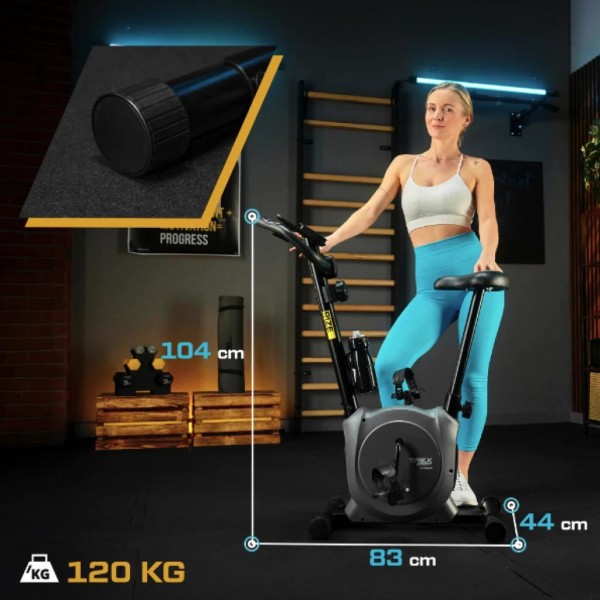 Велотренажер Trex Sport TX-350MB RIZE магнітний сірий