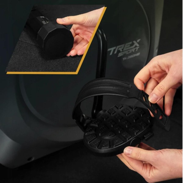 Велотренажер Trex Sport TX-350MB RIZE магнітний сірий