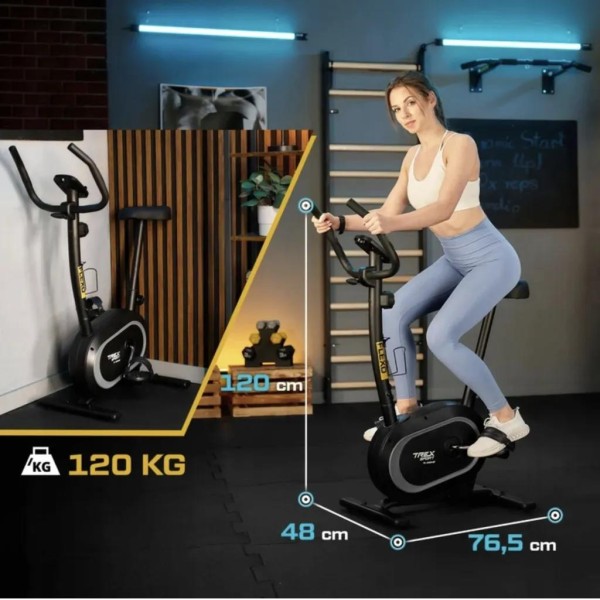 Велотренажер Trex Sport TX-450MB FLEXO магнітний чорний