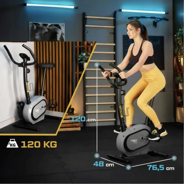 Велотренажер Trex Sport TX-450MB FLEXO магнітний сірий