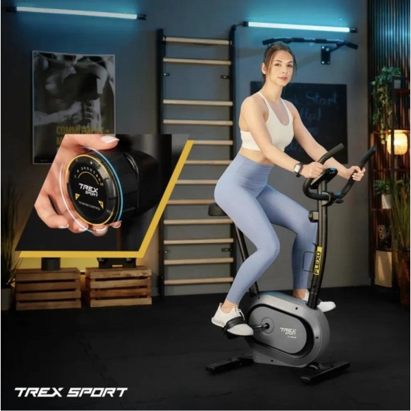 Велотренажер Trex Sport TX-450MB FLEXO магнітний сірий