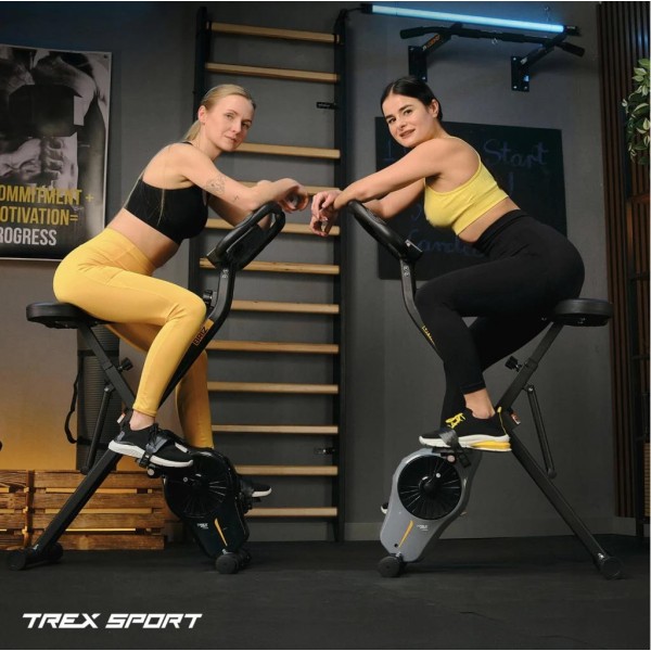 Велотренажер Trex Sport TX-340XB BRIZ магнітний сірий