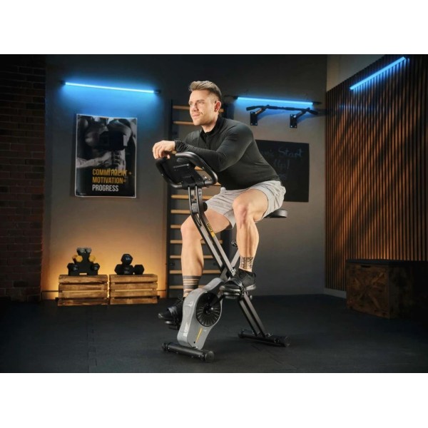 Велотренажер Trex Sport TX-340XB BRIZ магнітний сірий