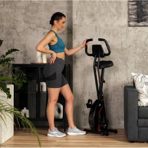 Велотренажер Hop-Sport HS-3020X Quest X-Bike чорно-червоний