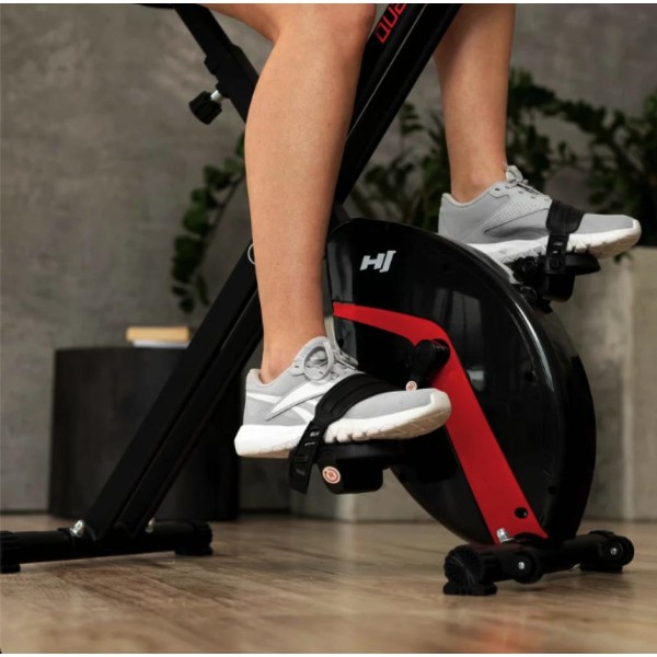 Велотренажер Hop-Sport HS-3020X Quest X-Bike чорно-червоний