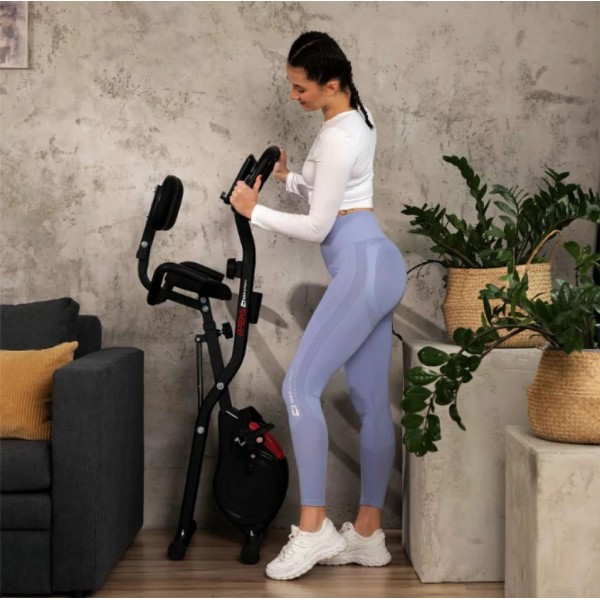 Велотренажер Hop-Sport HS-3030X Apeks X-Bike чорний