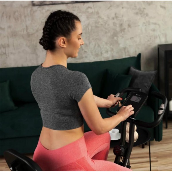 Велотренажер Hop-Sport HS-3030X Apeks X-Bike чорний