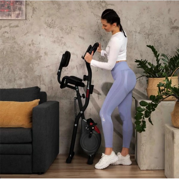 Велотренажер Hop-Sport HS-3030X Apeks X-Bike сірий