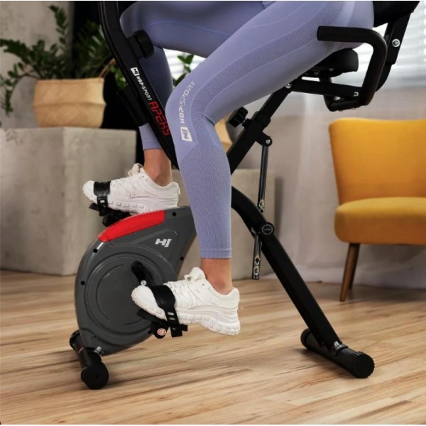 Велотренажер Hop-Sport HS-3030X Apeks X-Bike сірий