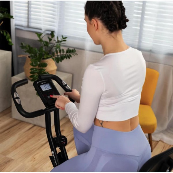 Велотренажер Hop-Sport HS-3030X Apeks X-Bike сірий