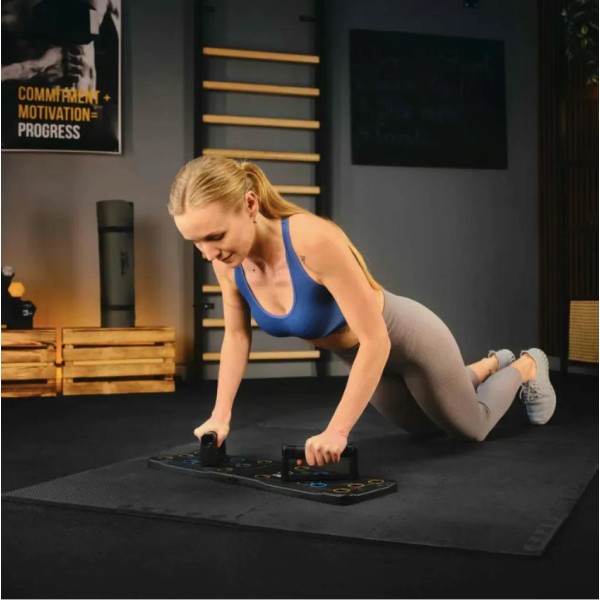 Мат-пазл EVA 1см Trex Sport TX-010PM - 24 частин чорний