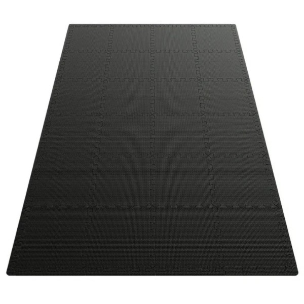 Мат-пазл EVA 1см Trex Sport TX-010PM - 24 частин чорний