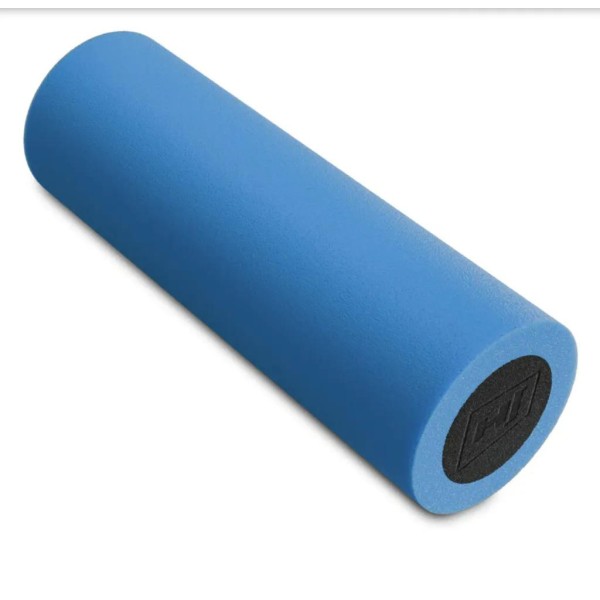 Масажний ролик (валик, роллер) Hop-Sport EPE 45см блакитно-чорний