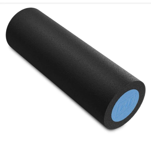 Масажний ролик (валик, роллер) Hop-Sport EPE 45см Чорно-блакитний