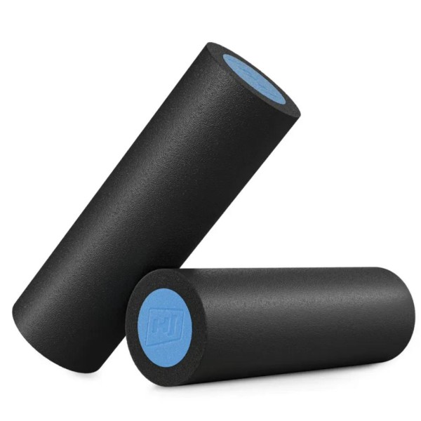 Масажний ролик (валик, роллер) Hop-Sport EPE 45см Чорно-блакитний