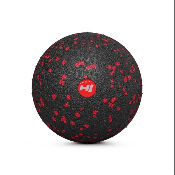 Масажний м'яч EPP 80 мм Hop-Sport HS-S008MBR чорно-червоний